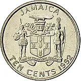 10 центов 1992 [Ямайка]