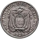2 1/2 сентаво 1928 [Эквадор]