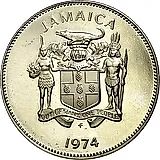 25 центов 1974 [Ямайка]