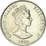 5 центов 1996 [Каймановы острова]