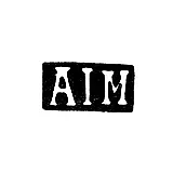 Maker's Mark of Master Murashkin Alexey Ivanov - Krasnoye Village - initials "AIM" - last quarter of the 19th century