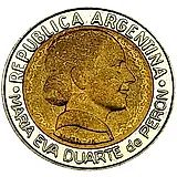 1 песо 1997, 50 лет правам женщин на голосование [Аргентина]