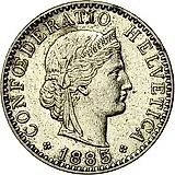 20 Rappen 1885 [Switzerland]