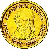 10 солей 1984, 150 лет со дня рождения адмирала Грау [Перу]