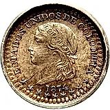 5 сентаво 1872-1874 [Колумбия]