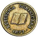 5 сентаво 1877 [Доминикана / Доминика]