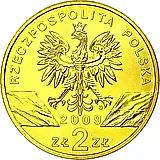 2 злотых 2009, зеленая ящерица [Польша]