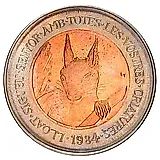 2 динера 1984, Животные - Обыкновенная белка [Андорра]