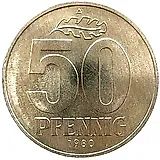 50 пфеннигов 1980, A [Германия / ГДР]