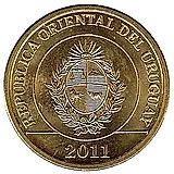 1 песо 2011 [Уругвай]