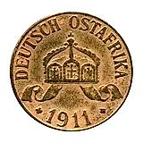 1 геллер 1911 [Германская Восточная Африка]