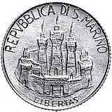 2 лиры 1984, Учёные - Леонардо да Винчи [Сан-Марино]