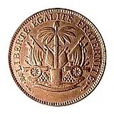 5 сантимов 1904, "5" на аверсе [Гаити]