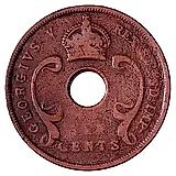 10 центов 1922 [Восточная Африка]