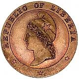 1 цент 1862 [Либерия]