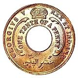 1/10 пенни 1912 [Британская Западная Африка]