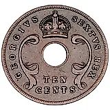 10 центов 1951 [Восточная Африка]