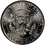 50 центов 2014, D, знак монетного двора "D" - Денвер [США]