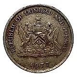 10 центов 1977 [Тринидад и Тобаго / Тринидад]