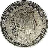 10 сентаво 1937, UN MIL NOVECIENTOS TREINTISIETE [Перу]