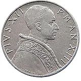 5 лир 1951 [Ватикан]