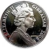 1 крона 2008, История королевских ВВС - Hawker Hart [Гибралтар]