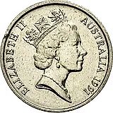 5 центов 1991 [Австралия]