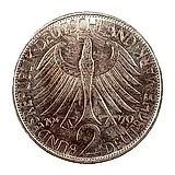 2 марки 1970, F, Планк [Германия / ФРГ]