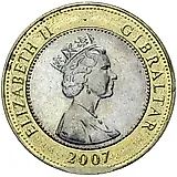 2 фунта 2007 [Гибралтар]