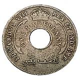 1/2 пенни 1936, H, знак монетного двора: "H" - Хитон, Бирмингем [Британская Западная Африка]