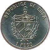 1 песо 2004, могильник [Куба]