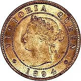 1/2 пенни 1894 [Ямайка]