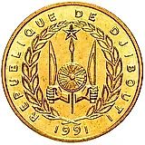 500 франков 1991 [Джибути]