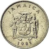 10 центов 1981, без обозначения монетного двора [Ямайка]