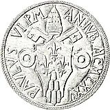 5 лир 1975, Лето Господне [Ватикан]