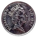 5 центов 1992 [Фиджи]