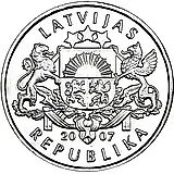 1 лат 2007, Снеговик [Латвия]