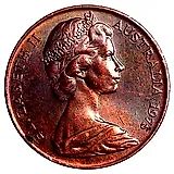 2 цента 1975 [Австралия]