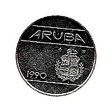 25 центов 1990 [Аруба]