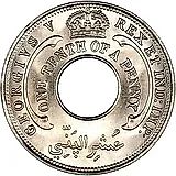 1/10 Penny 1933 [British West Africa]