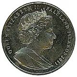 1 крона 2011, 70 лет Поисково-спасательной службе [Фолклендские острова]