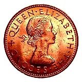 1/2 пенни 1959 [Новая Зеландия]