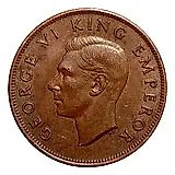 1 пенни 1943 [Новая Зеландия]