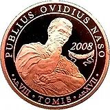 1 лей 2008, Публий Овидий Назон [Румыния] Proof