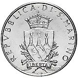 100 лир 1979, Институциональные органы государства [Сан-Марино]