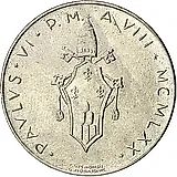 50 лир 1970 [Ватикан]