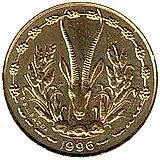 5 франков 1996 [Западная Африка (BCEAO)]