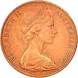 2 цента 1974 [Австралия]