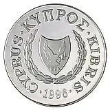 1 фунт 1996, XXVI летние Олимпийские Игры, Атланта 1996, Мельхиор (медь-никель) [Кипр]