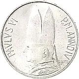 5 лир 1966 [Ватикан]